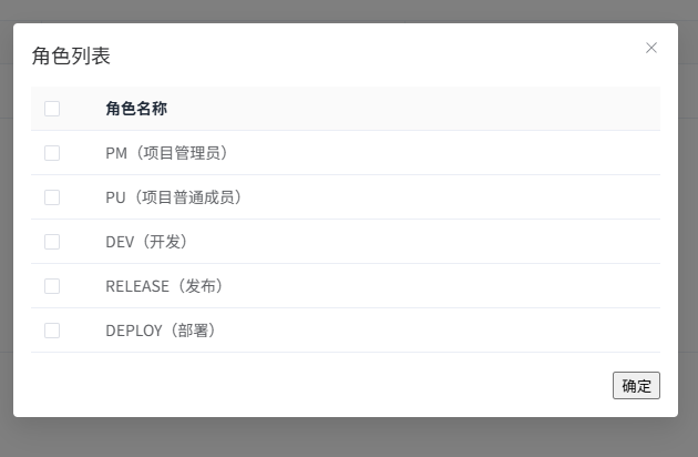 修改用户的角色